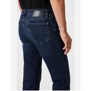 Men's Zach Straight Leg Jeans Regular Rise | Dark Blue Nashville MSRP $109 32x32